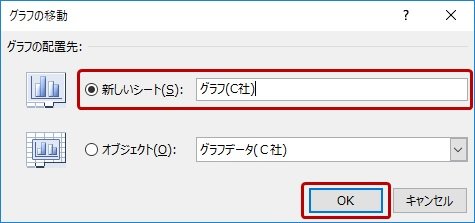 新しいシート名の入力